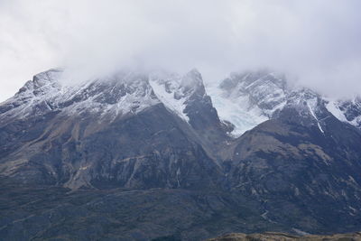 Torres del paine in patagonia , chile