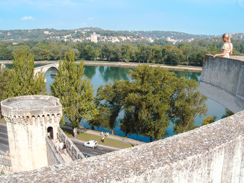 View of bridge against sky