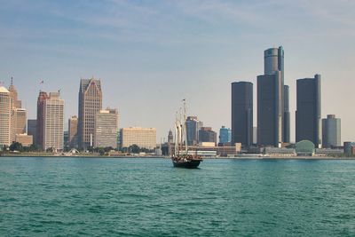 View of city at waterfront