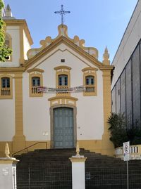 Low angle view of building against sky