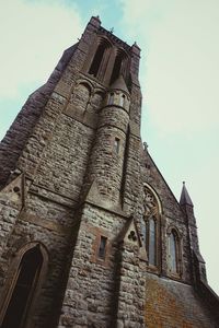 Low angle view of church against sky