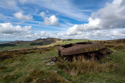 Scenic view of landscape against sky