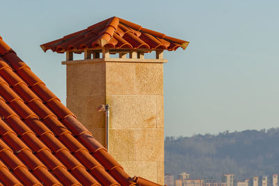 Low angle view of building against sky