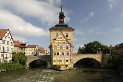 Historic town hall of city bamberg in bavaria, germany