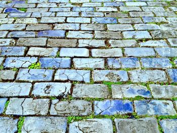 Full frame shot of tiled floor