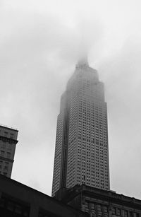 Low angle view of skyscrapers