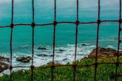 View of calm blue sea