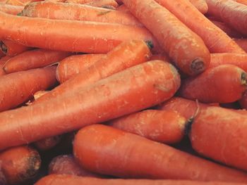 Full frame shot of carrots