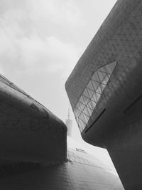 Low angle view of building against sky