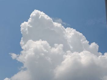 Low angle view of clouds in sky