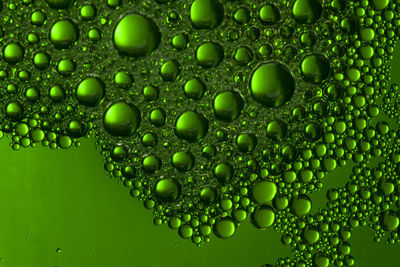 Full frame shot of bubbles in water