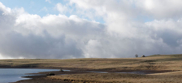 Panoramic view of sea against sky