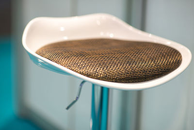 Close-up of bar stool