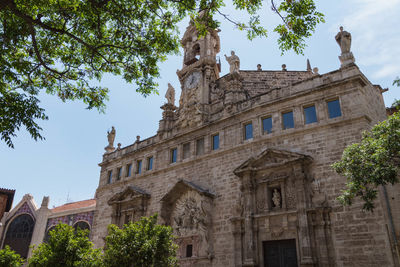 Low angle view of historical building