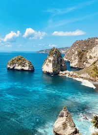 Wonderland indonesia at nusa penida, diamond beach. 