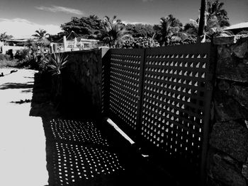 Built structure with trees in background