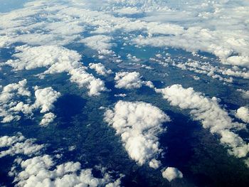 Aerial view of landscape against sky