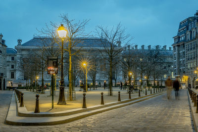 City street at night