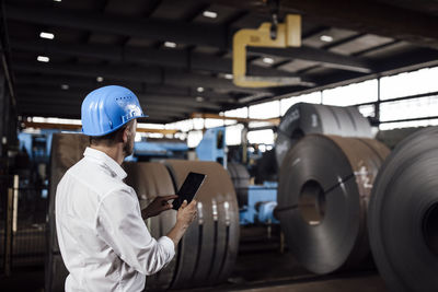 Man working in factory