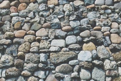 Full frame shot of stones