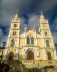 Low angle view of cathedral against sky