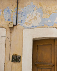 Full frame shot of old building