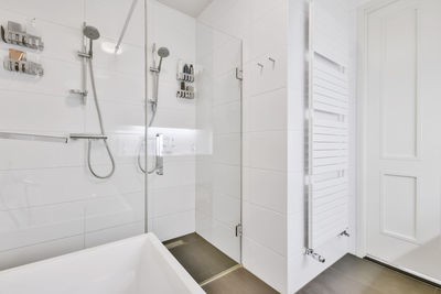 Close-up of sink in bathroom