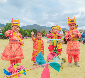 Bima district traditional dress carnival