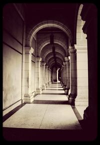 Corridor of building