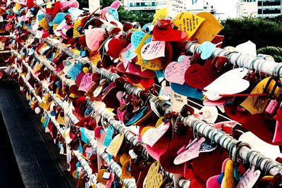 Colorful objects for sale