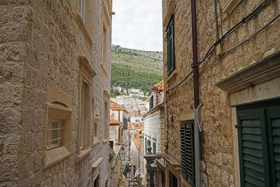 Exterior architecture and building design at dubrovnik, croatia