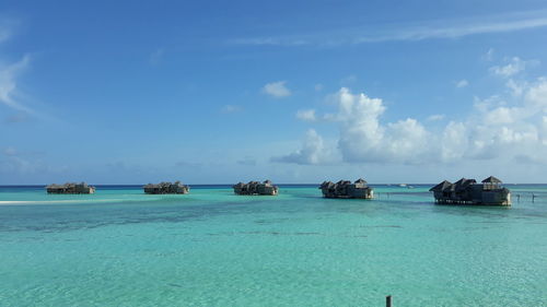 Panoramic view of sea against sky