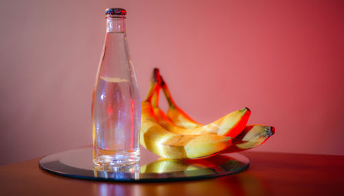 Close-up of glass of juice