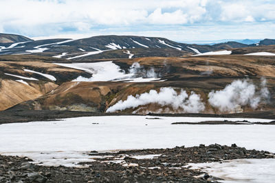 Geo activity along laugavegur