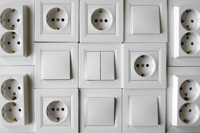 Close-up of dices on table