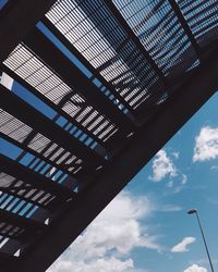 Low angle view of built structure against sky