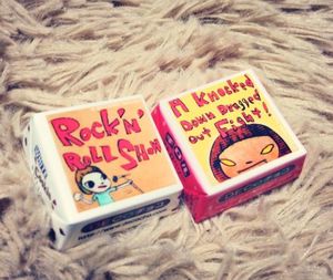 Close-up of text on wall