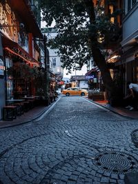 Street amidst buildings in city