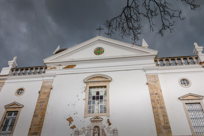 Low angle view of building against sky