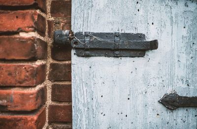 Close-up of weathered wall