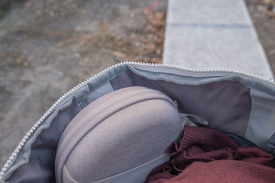Low section of woman lying on floor