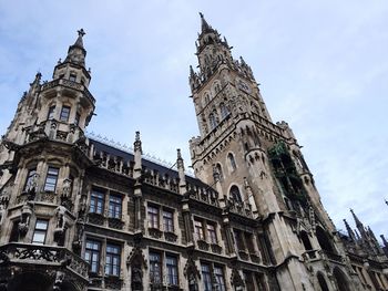 Low angle view of historical building against sky