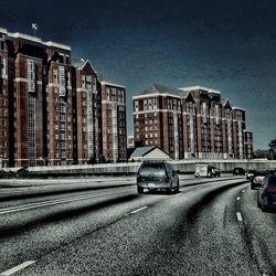 View of buildings in city