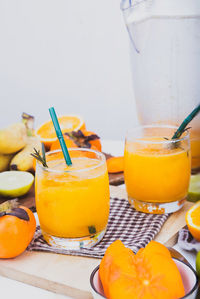 Close-up of drink on table