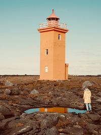 View of lighthouse against sky