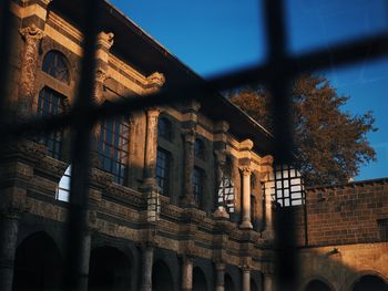 Low angle view of historical building