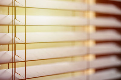 Close-up of blinds