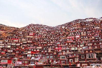 Buildings against sky in city