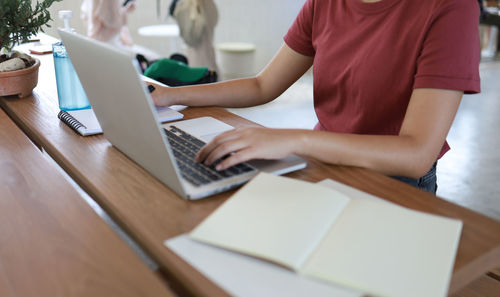 People working on table