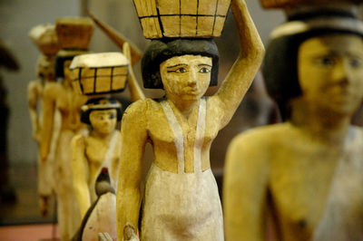 Close-up of buddha statue